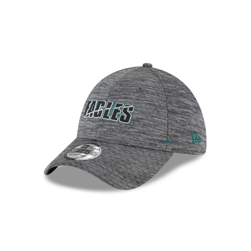 NFL Philadelphia Eagles Summer Sideline 39Thirty Stretch Fit (VIK0334) - Grey New Era Caps